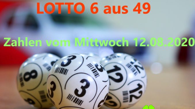 Lotto am Mittwoch von heute 12.08.2020